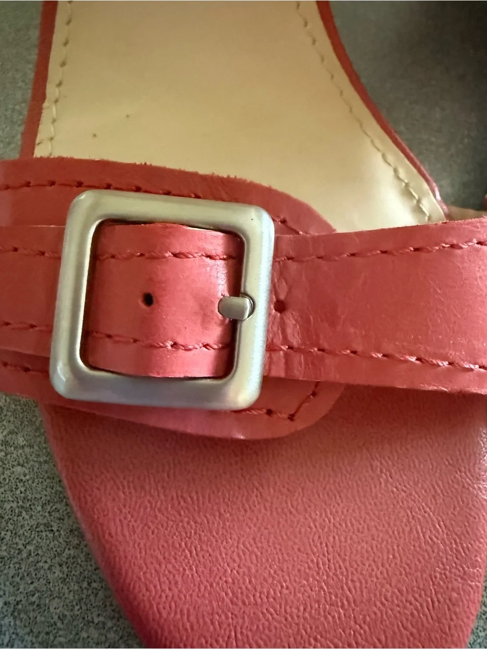 Franco Sarto leather wedge